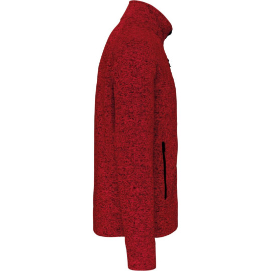 Veste zippée chinée homme Kariban