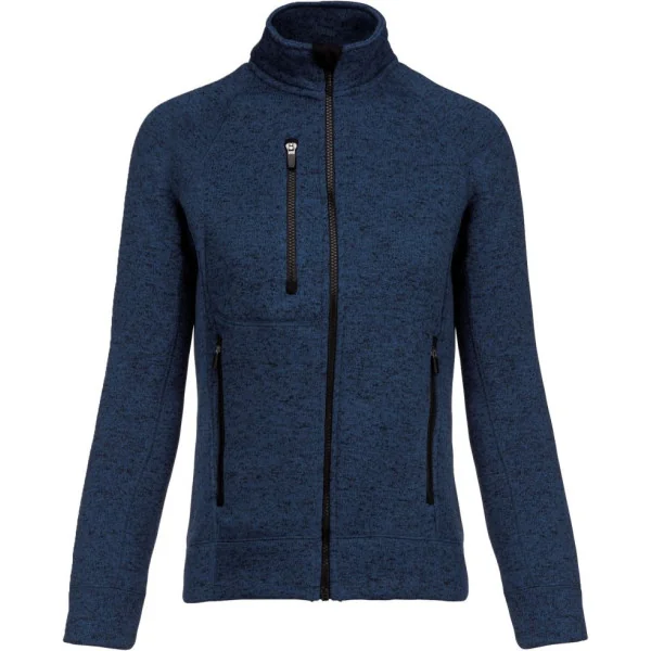 Veste zippée chinée femme Kariban
