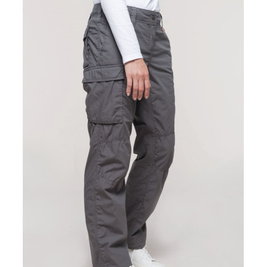 Pantalon léger multipoches femme Kariban