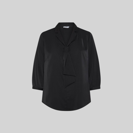 Blouse Col À Revers Noeud Flavia Femme