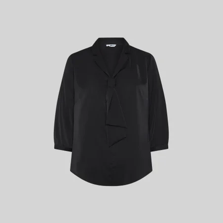 Blouse Col À Revers Noeud Flavia Femme