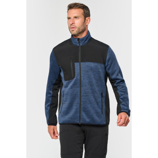Veste recyclée en polytricot homme WK