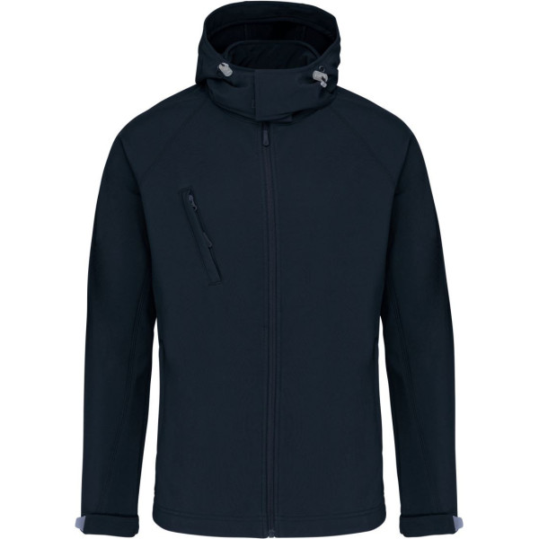 Veste softshell à capuche amovible homme Kariban