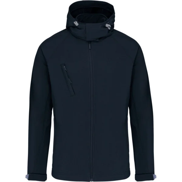 Veste softshell à capuche amovible homme Kariban