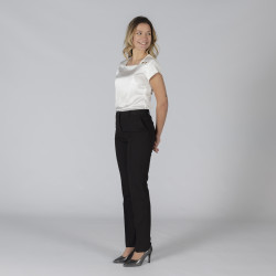 Pantalon Avec Élastique À L'Arrière Trivial Femme