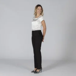 Pantalon Avec Élastique À L'Arrière Trivial Femme