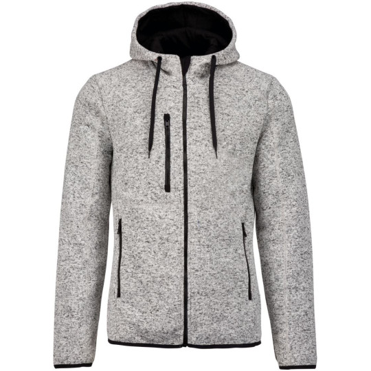 Veste à capuche chinée homme ProAct