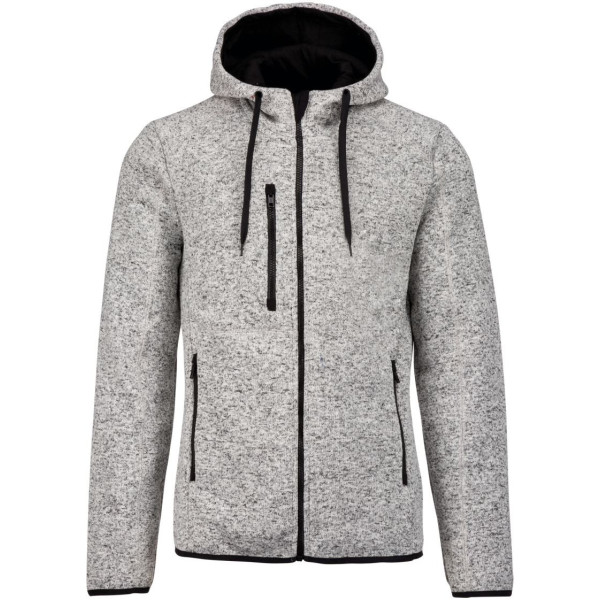 Veste à capuche chinée homme ProAct