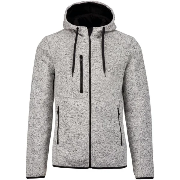 Veste à capuche chinée homme ProAct