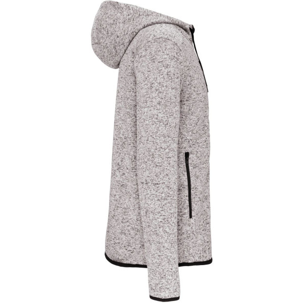 Veste à capuche chinée homme ProAct