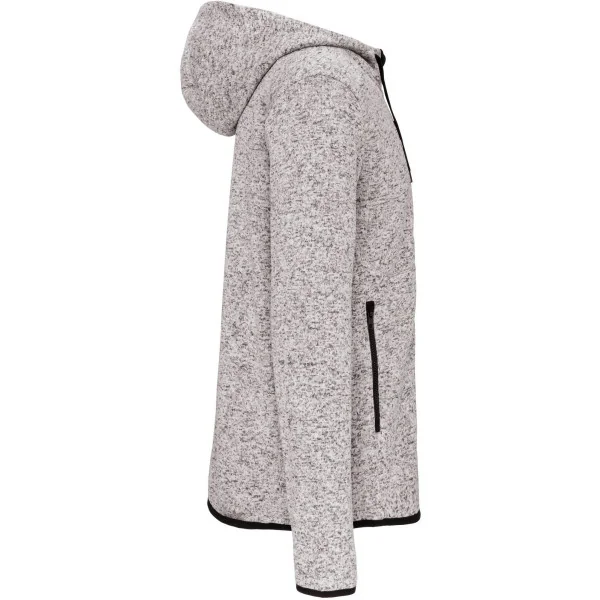 Veste à capuche chinée homme ProAct
