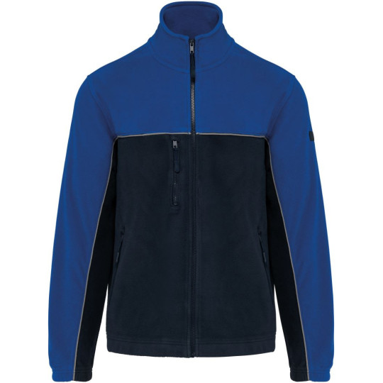 Veste micropolaire bicolore écoresponsable unisexe WK