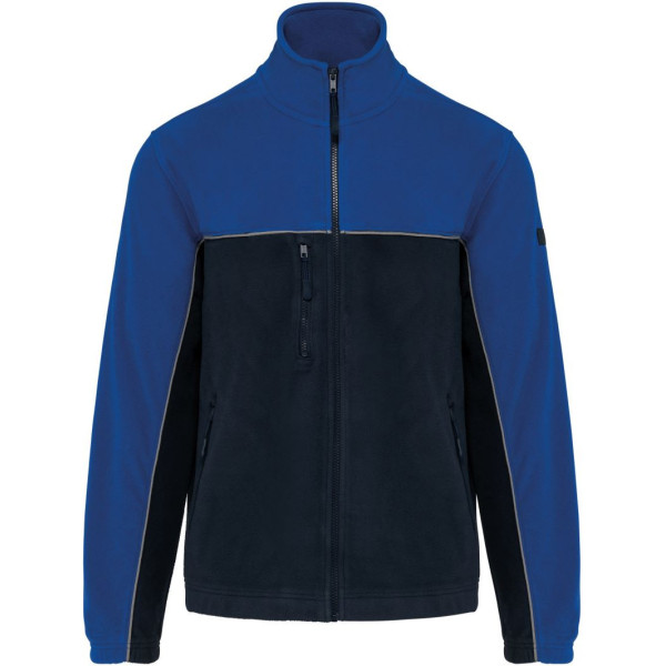 Veste micropolaire bicolore écoresponsable unisexe WK
