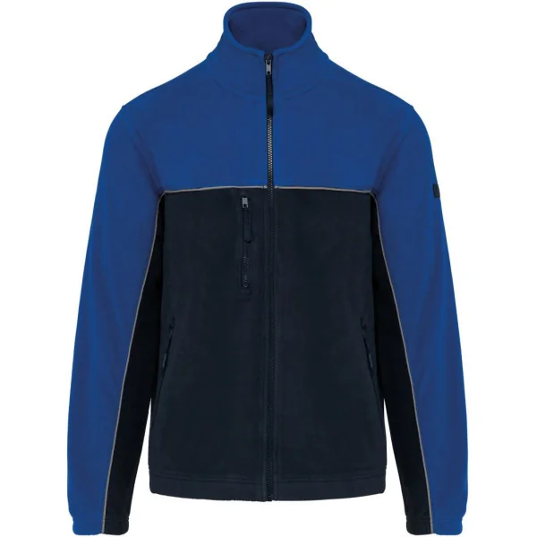 Veste micropolaire bicolore écoresponsable unisexe WK