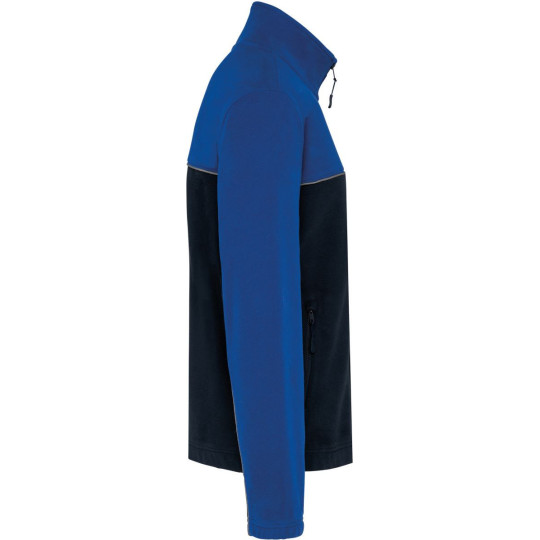 Veste micropolaire bicolore écoresponsable unisexe WK