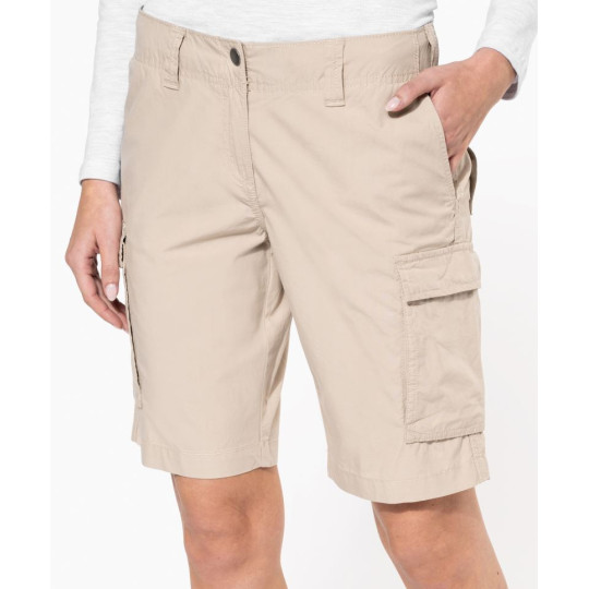 Bermuda léger multipoches femme Kariban