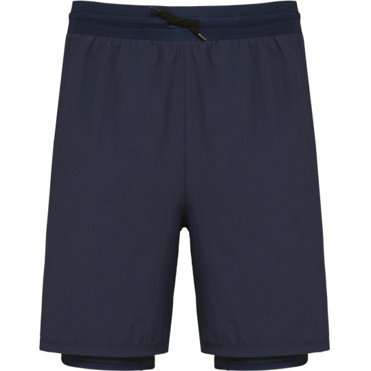 Short écoresponsable 2 en 1 avec sous short intégré homme ProAct