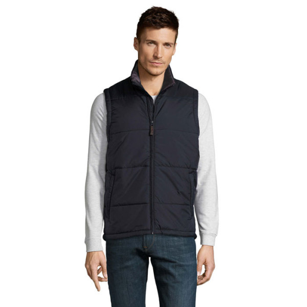 Bodywarmer matelass sans manche 100% polyamide WARM Homme Sol's