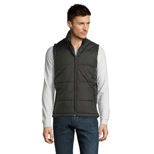 Bodywarmer matelass sans manche 100% polyamide WARM Homme Sol's