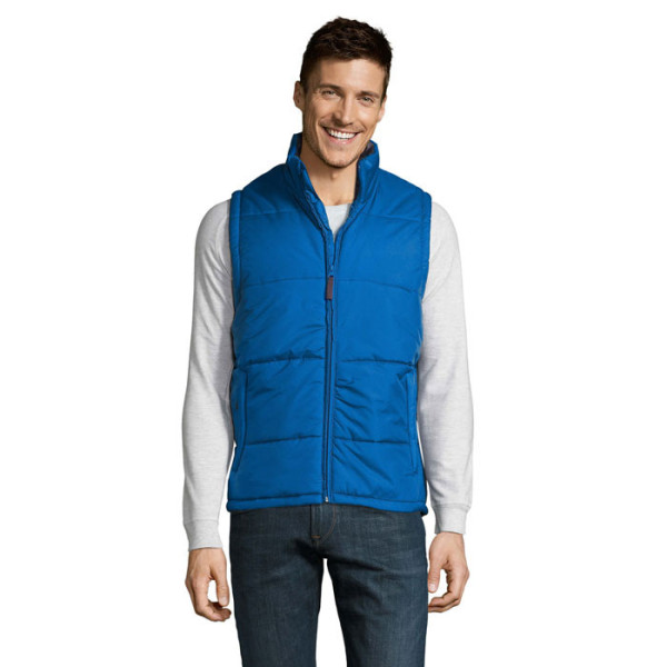 Bodywarmer matelass sans manche 100% polyamide WARM Homme Sol's