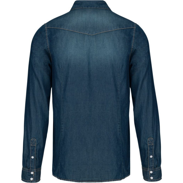 Chemise denim manches longues Kariban