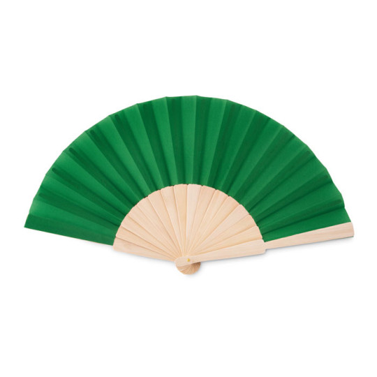 Eventail manuel en bois et en Polyester