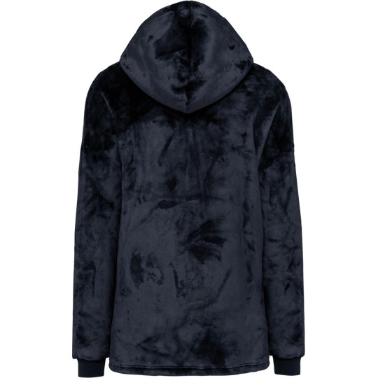 Plaid poncho unisexe Kariban