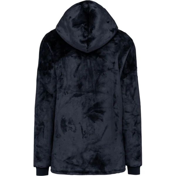 Plaid poncho unisexe Kariban