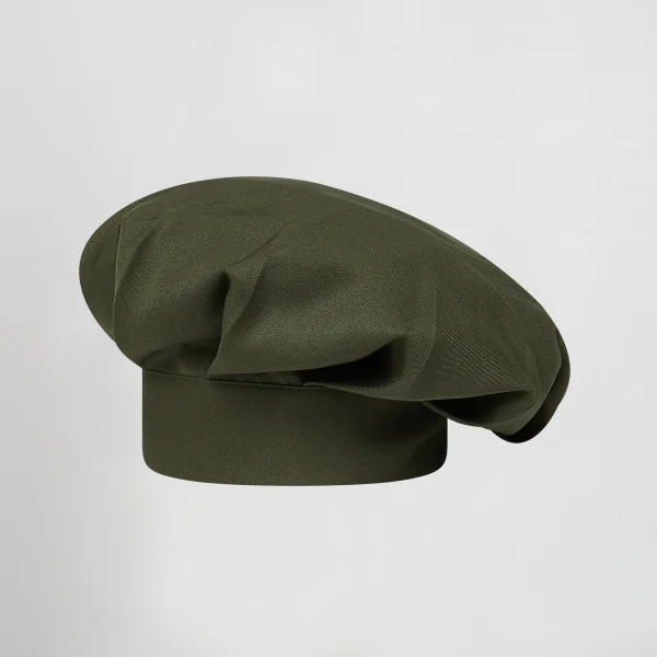 Toque Grand Chef Velcro Sergé Polyester Gary's Workwear