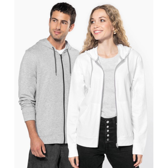 Veste coton légère à capuche Kariban