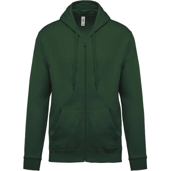 Sweat-shirt zippé capuche unisexe Kariban