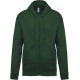 Sweat-shirt zippé capuche unisexe Kariban