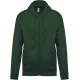 Sweat-shirt zippé capuche unisexe Kariban