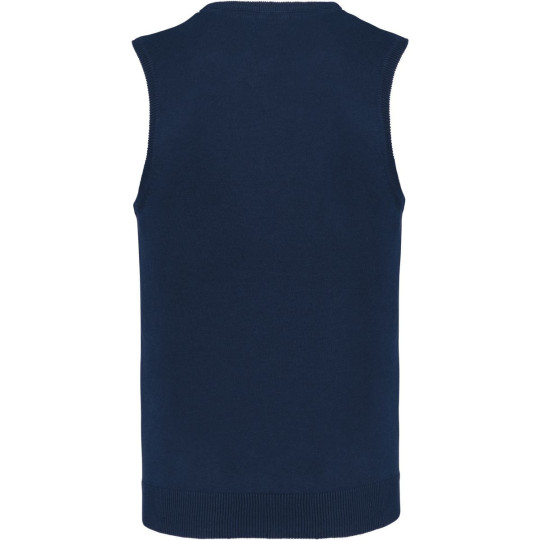Pull col V sans manches Kariban