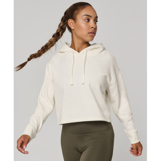 Sweat-shirt crop à capuche femme ProAct