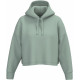 Sweat-shirt crop à capuche femme ProAct