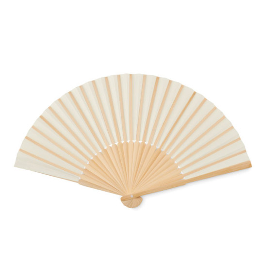 Eventail en bambou avec tissu en papier