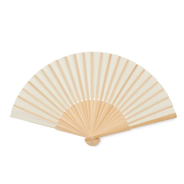 Eventail en bambou avec tissu en papier