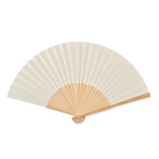Eventail en bambou avec tissu en papier