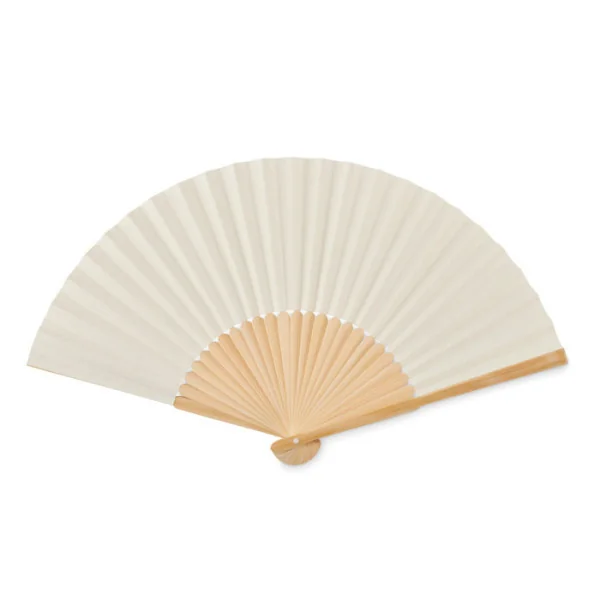 Eventail en bambou avec tissu en papier