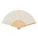 Eventail en bambou avec tissu en papier