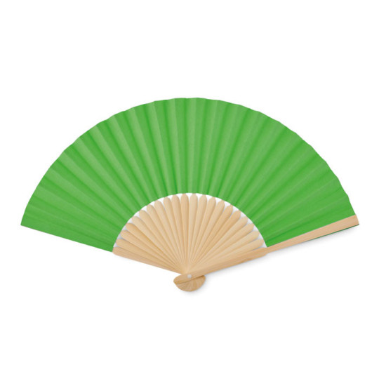 Eventail en bambou avec tissu en papier