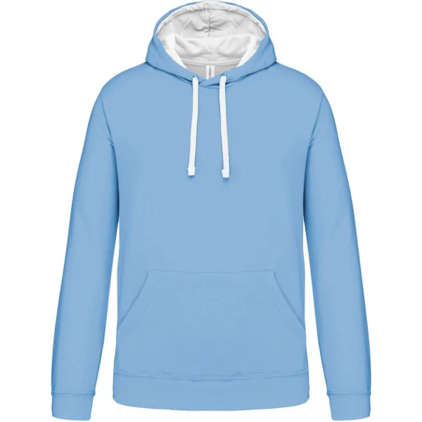 Sweat-shirt capuche contrastée homme Kariban