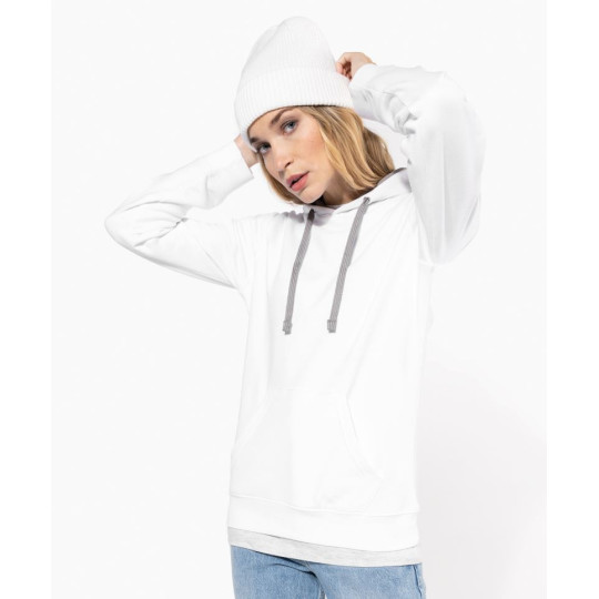 Sweat-shirt capuche contrastée femme Kariban