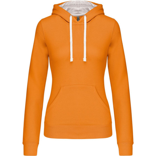 Sweat-shirt capuche contrastée femme Kariban