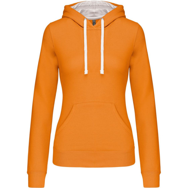 Sweat-shirt capuche contrastée femme Kariban