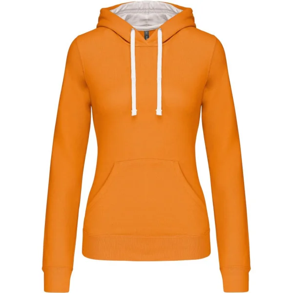 Sweat-shirt capuche contrastée femme Kariban