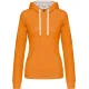 Sweat-shirt capuche contrastée femme Kariban