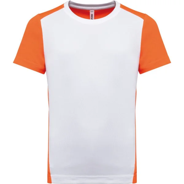 T-shirt de sport écoresponsable bicolore enfant ProAct