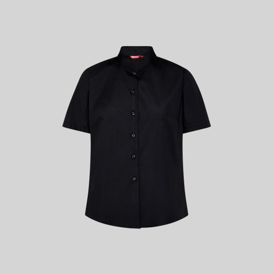 Blouse Femme M/C C/Mao Pop. Red Line